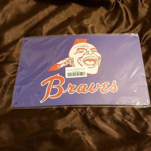 braves Other - New in the package braves metal sign/wall hanger